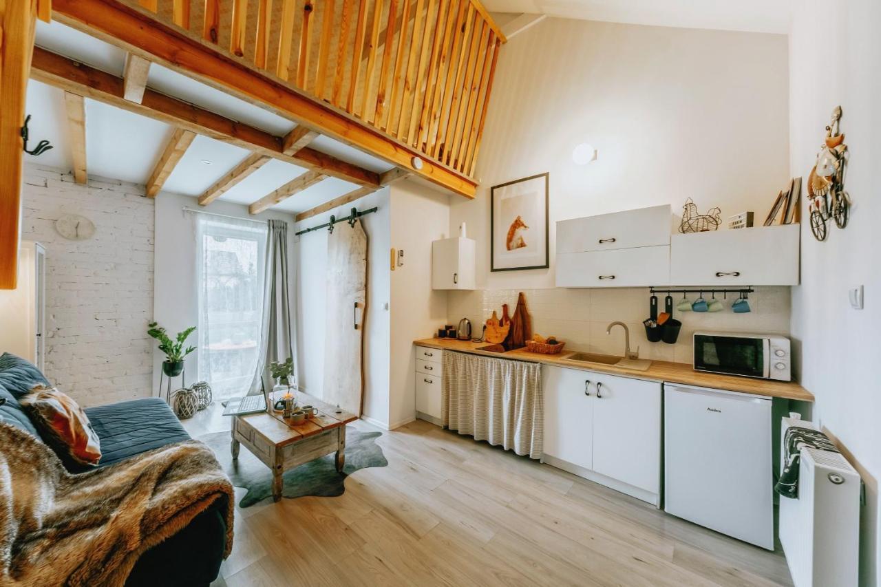 Apartament Z Antresola Okszow Kültér fotó