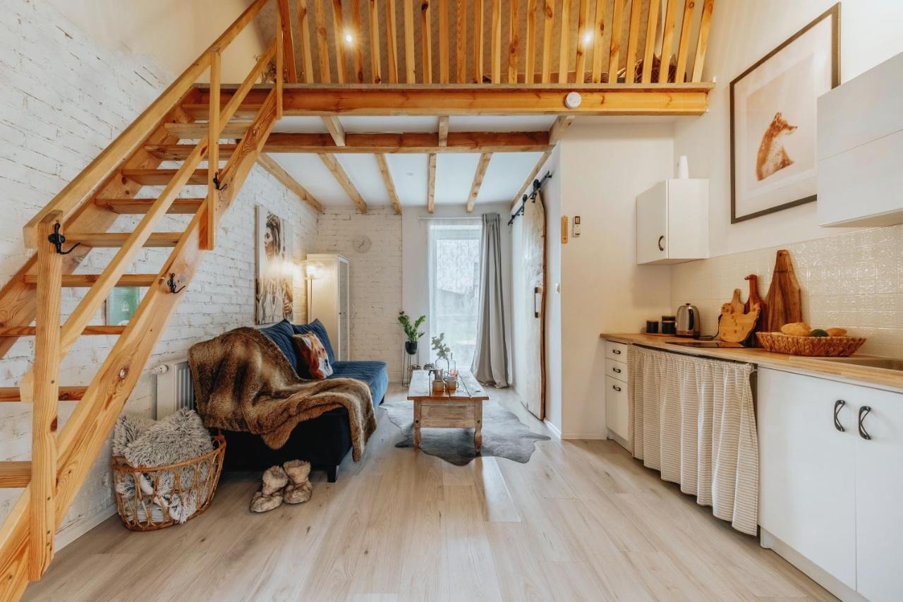 Apartament Z Antresola Okszow Kültér fotó
